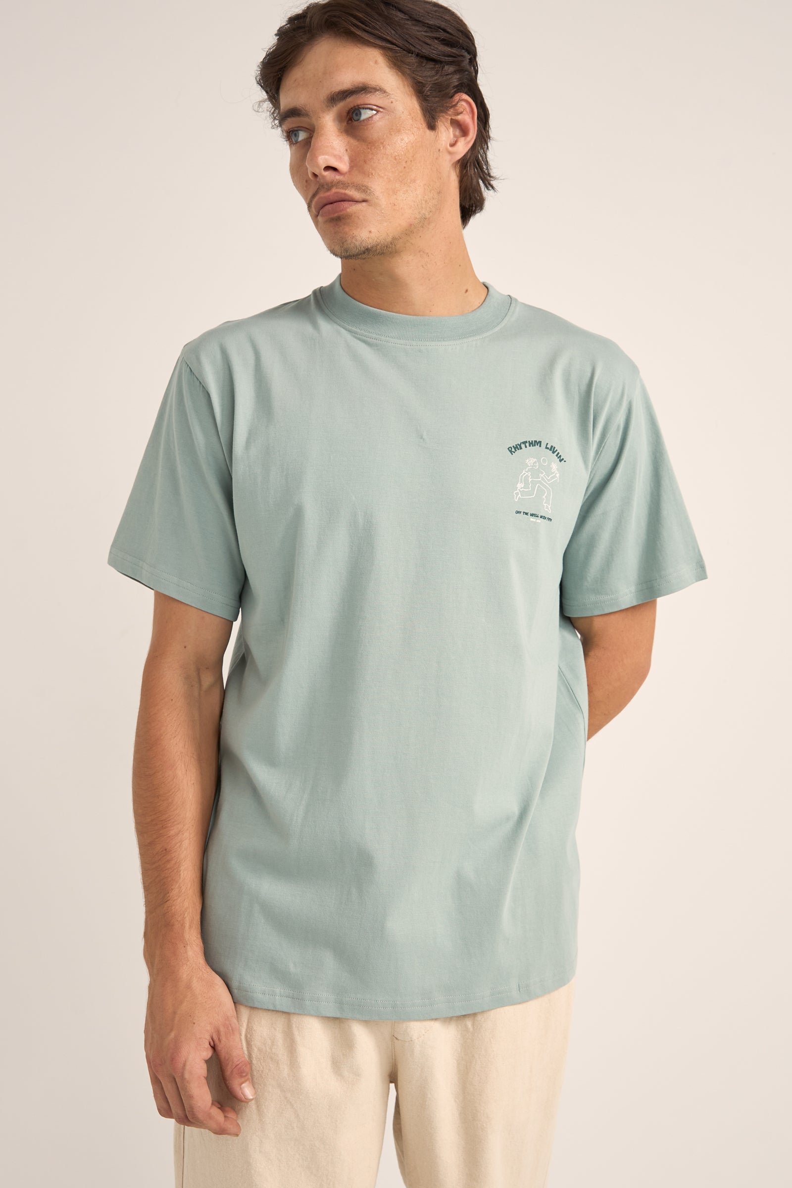 FREEDOM SS T-SHIRT - SEAFOAM