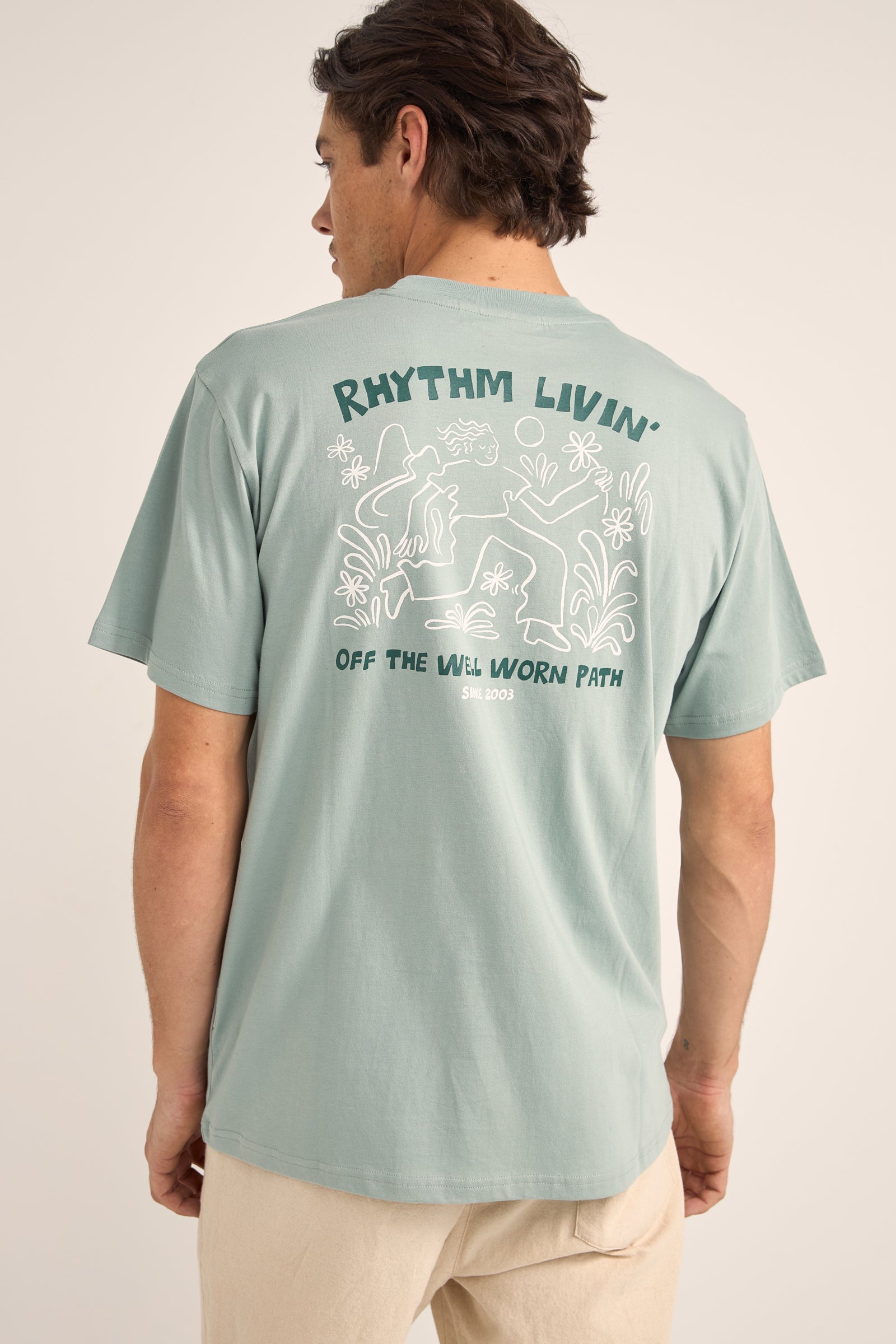 FREEDOM SS T-SHIRT - SEAFOAM