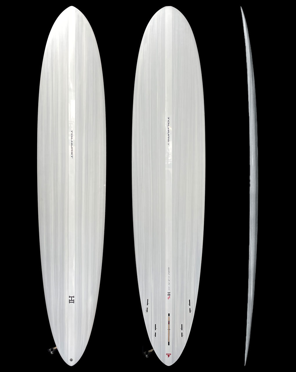 THUNDERBOLT RED G6 - 9'1" X 21 3/4 X 2 13/16, 60.5L CANDY WHITE 4+1 FCS2