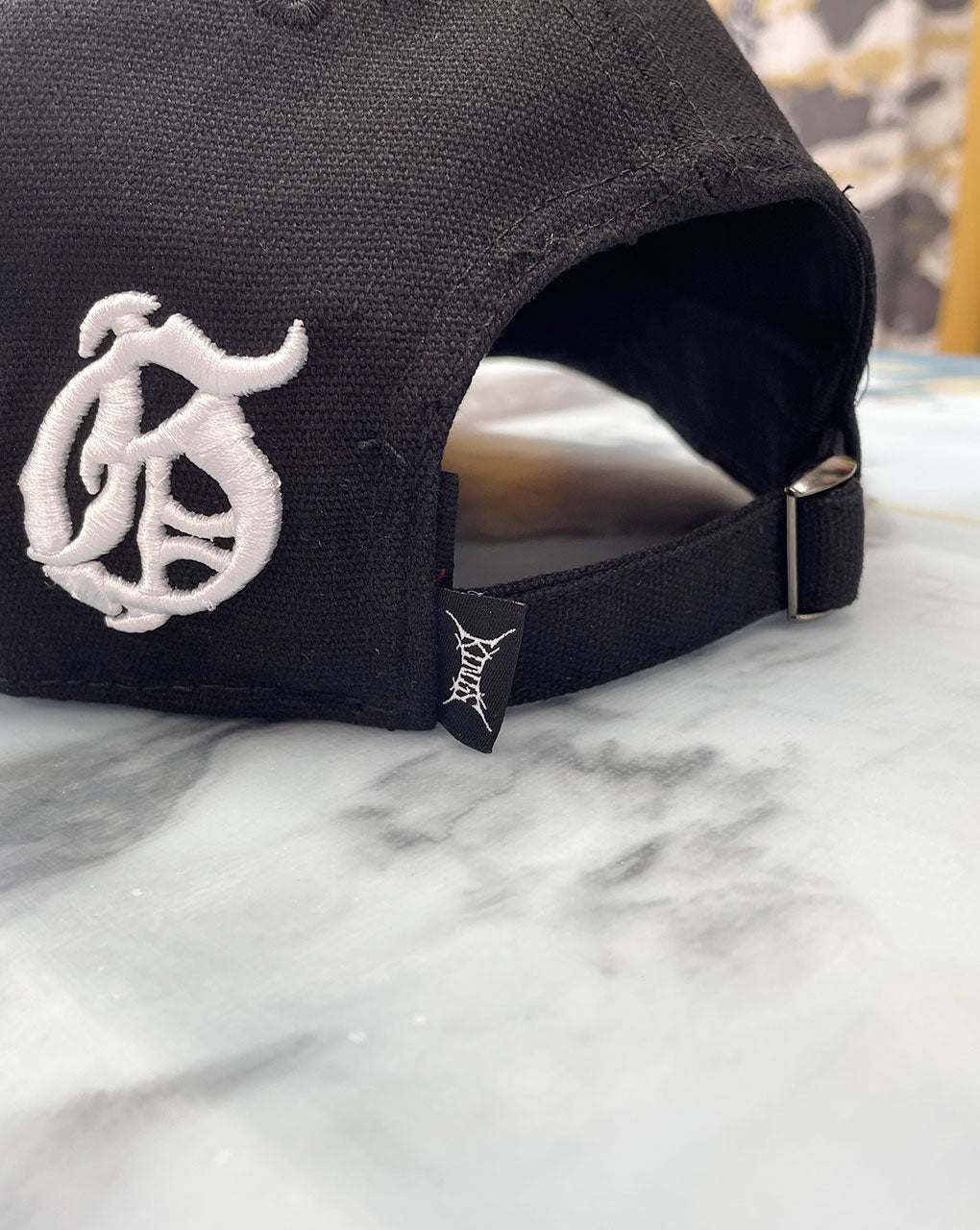 KINGS 5 PANEL EMBROIDERY HAT - BLACK