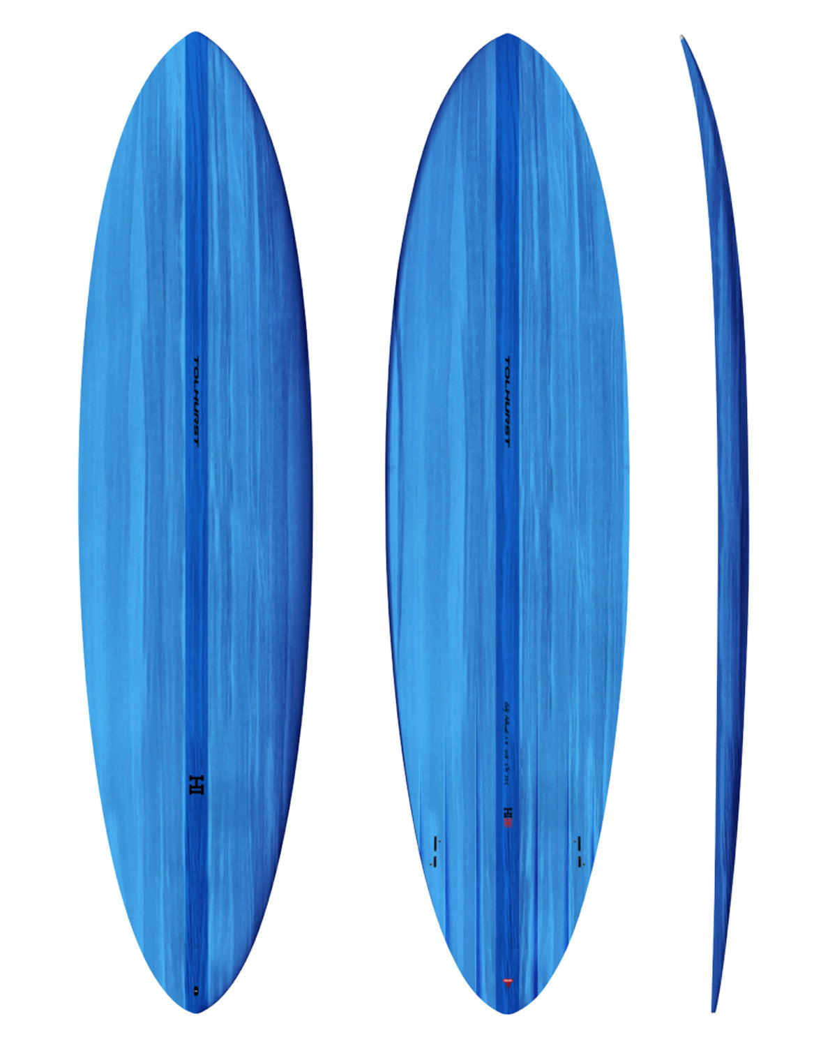 THUNDERBOLT RED MID 6 MINI TWIN - 6'10" X 20 3/4 X 2 5/8, 40L FCS2 OCEAN BLUE TWIN