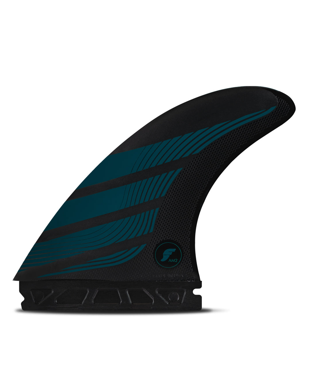 FUTURES. AM2 ALPHA THRUSTER - CARBON/ TEAL BLUE