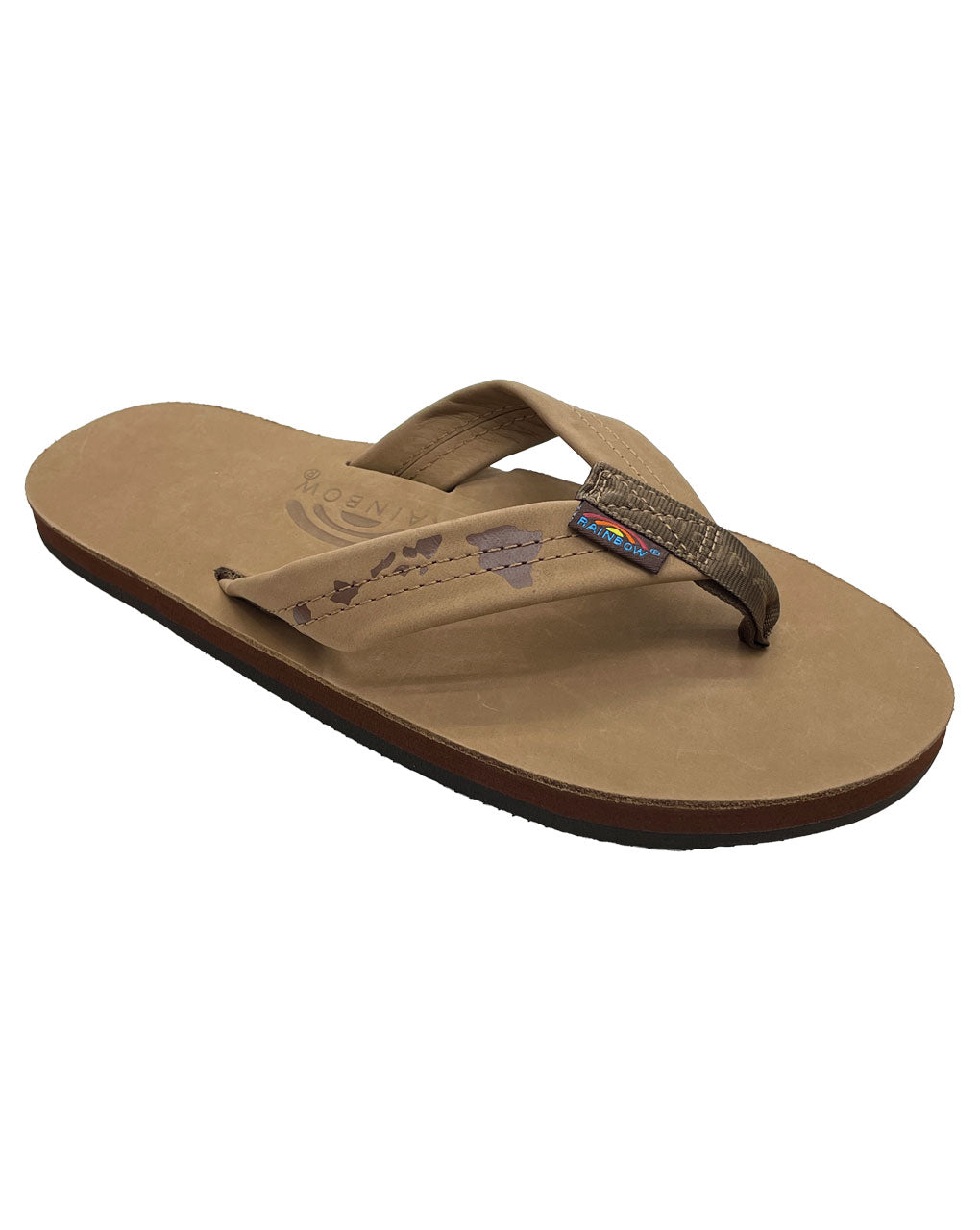 PREMIER LEATHER SINGLE LAYER SANDAL - PAU HANA / DARK BROWN