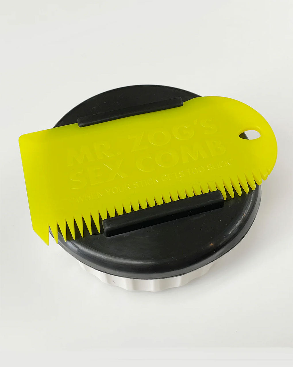 SEX WAX CONTAINER WHITE with YELLOW COMB