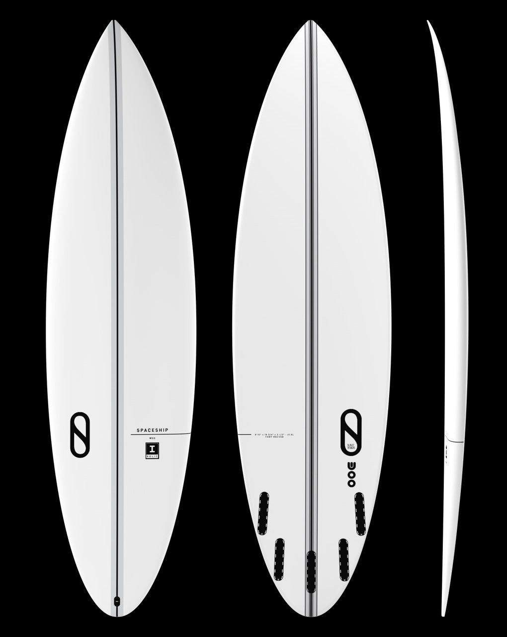 I BOLIC SPACESHIP - 5'11" X 19 X 2 9/16, 28.7L FUTURES