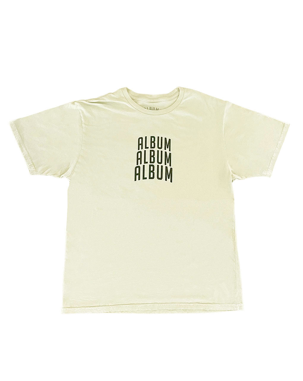 ALBUM STACK HEAVY WEIGHT TEE - TAN