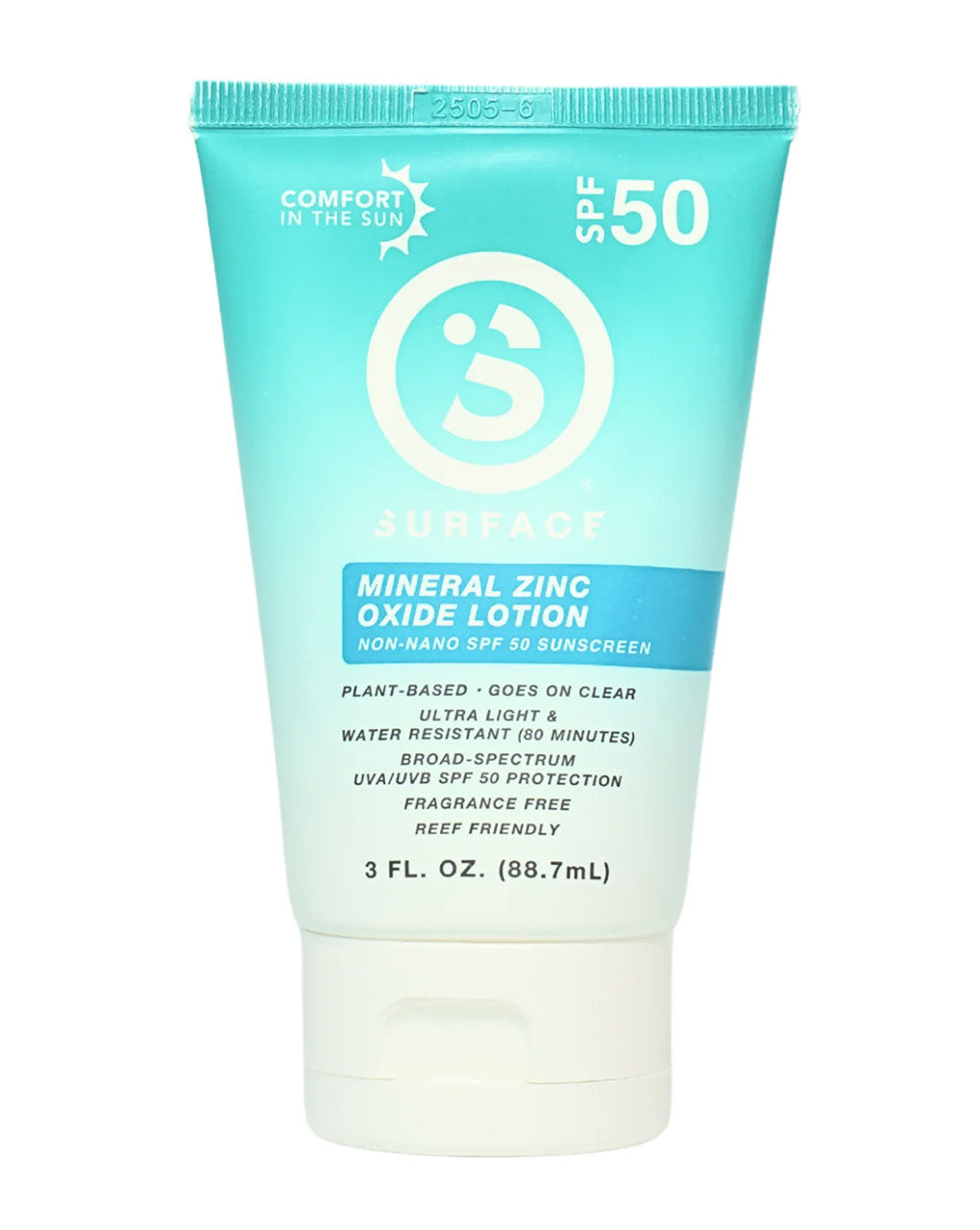 SURFACE SPF50 MINERAL SUNSCREEN LOTION 3OZ. - WHITE