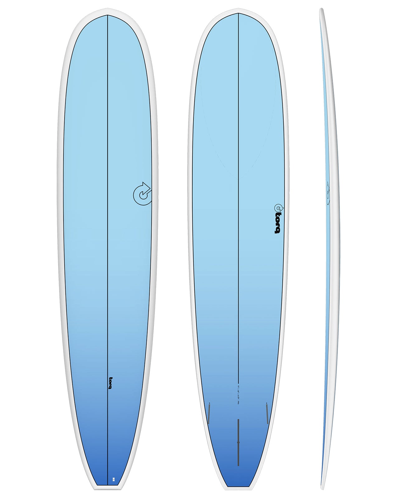 TET LONGBOARD - 9'01" X 23 X 3 1/8, 77L 2+1 FUTURES 