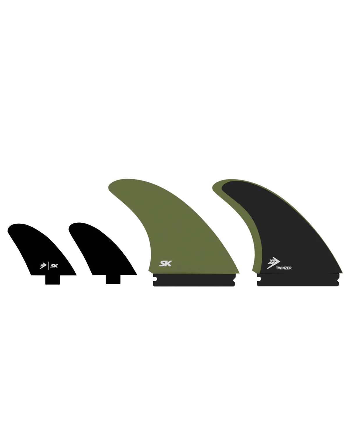 USED TJ TWINZER - 6'8" X 21 1/2 X 2 3/4, 43.7L FUTURES & FCS for CANARD (COMES WITH FINS)