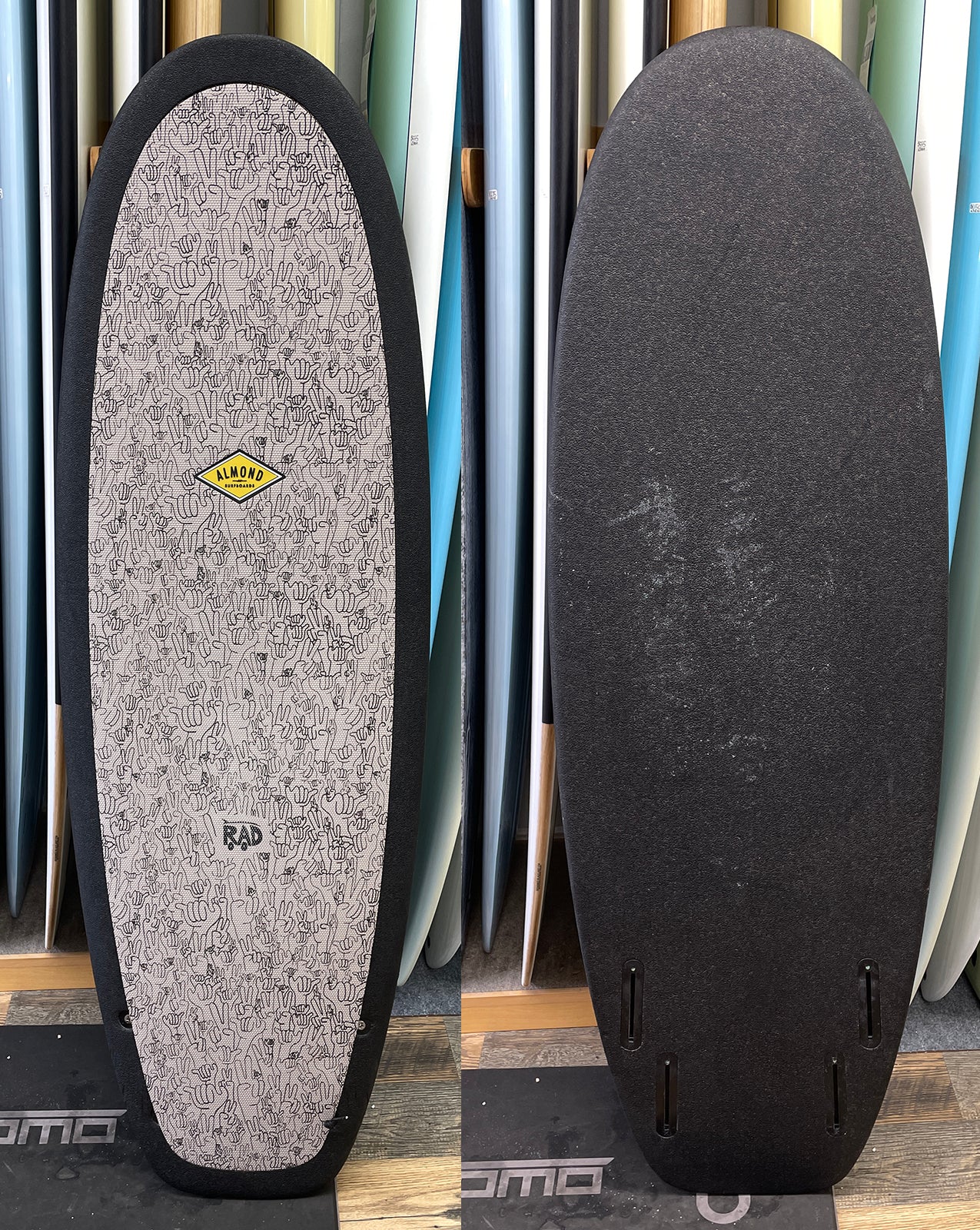 USED ALMOND SURFBOARD R-SERIES SECRET MENU - 5'4" X 21" X 2 3/4", 36.4L FUTURES