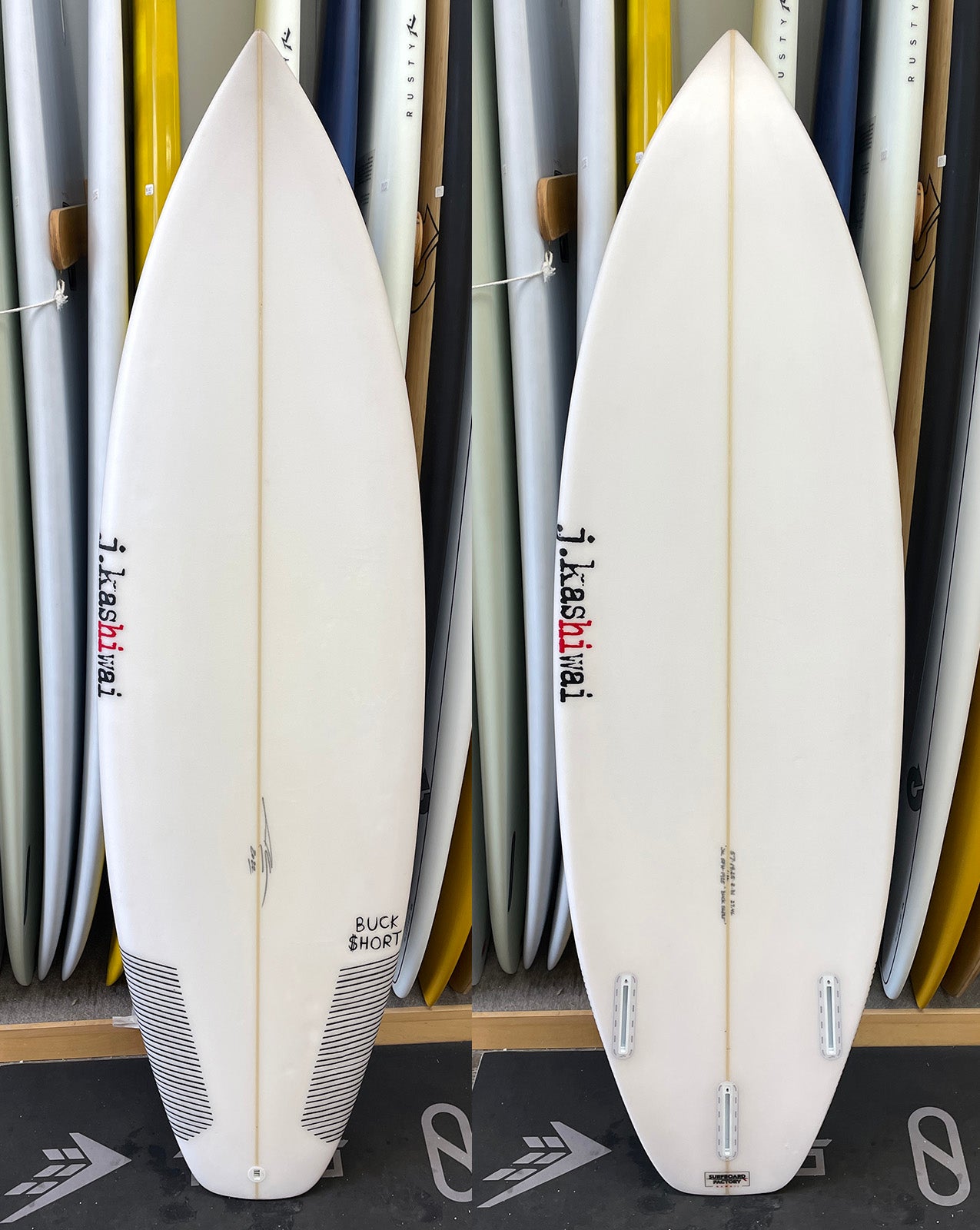 USED [中古] JASON KASHIWAI BUCK SHORT - 5'7" X 19.25 X 2.31, 27.4L FUTURES