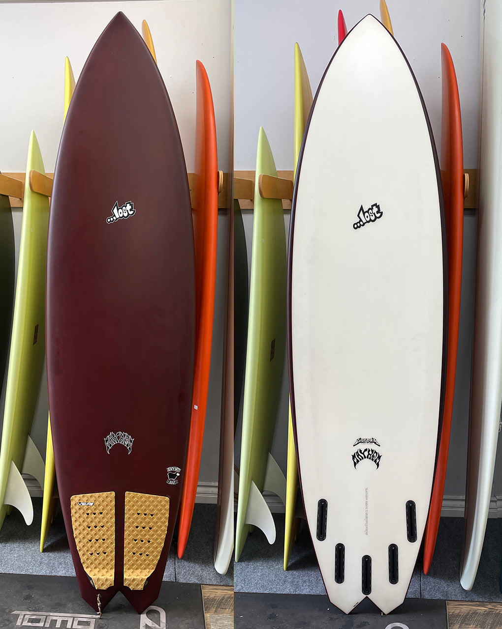 USED BLACK SHEEP X LOST GLYGRA - 6'6" X 20.63" X 2.66", 38.5L