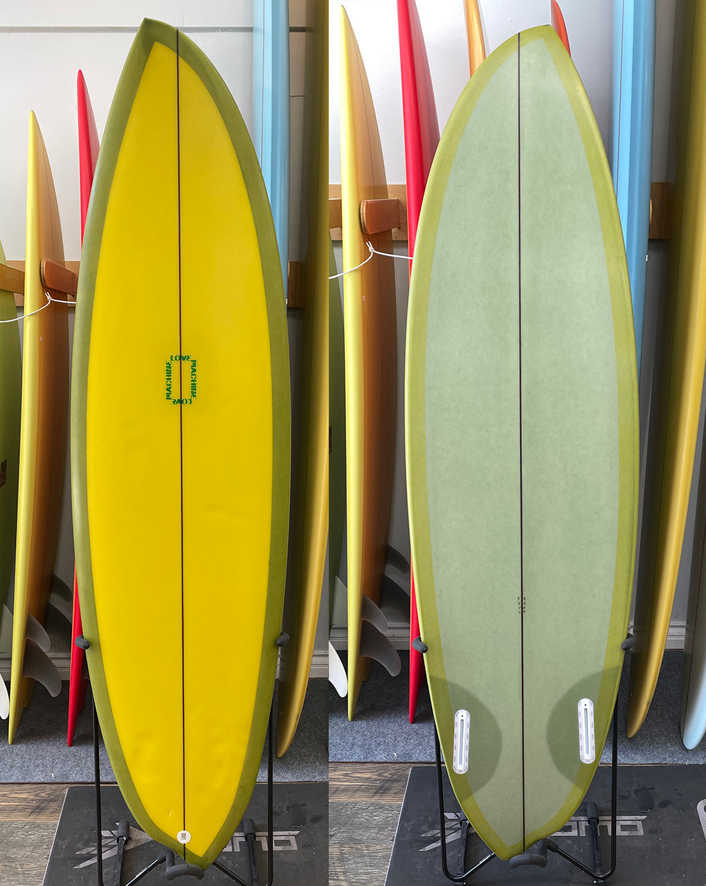 USED LOVEMACHINE ZAMBAL (Regular Footer)- 5'9" X 18 7/8 X 2 5/8, 30.39LL FUTURES with FIN