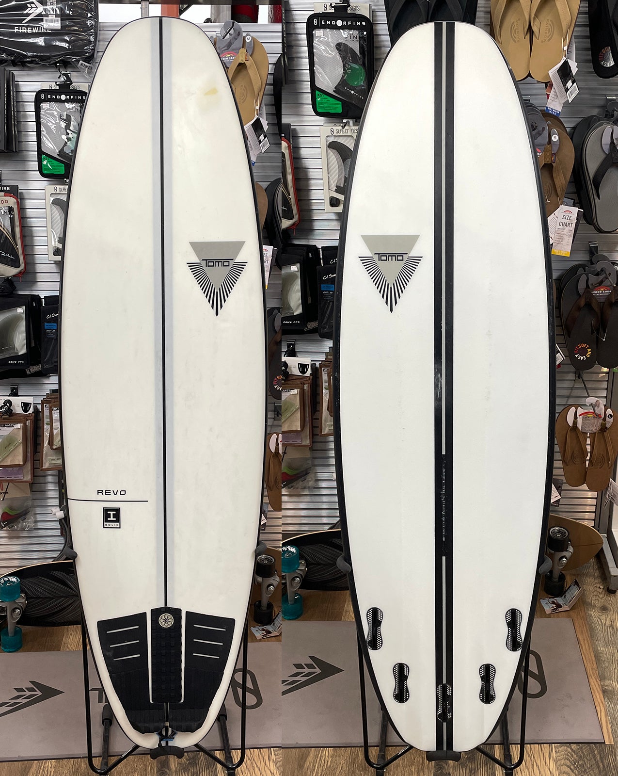 USED FIREWIRE REVO - 5'5" X 19 X 2 5/8, 28.5L FCS2