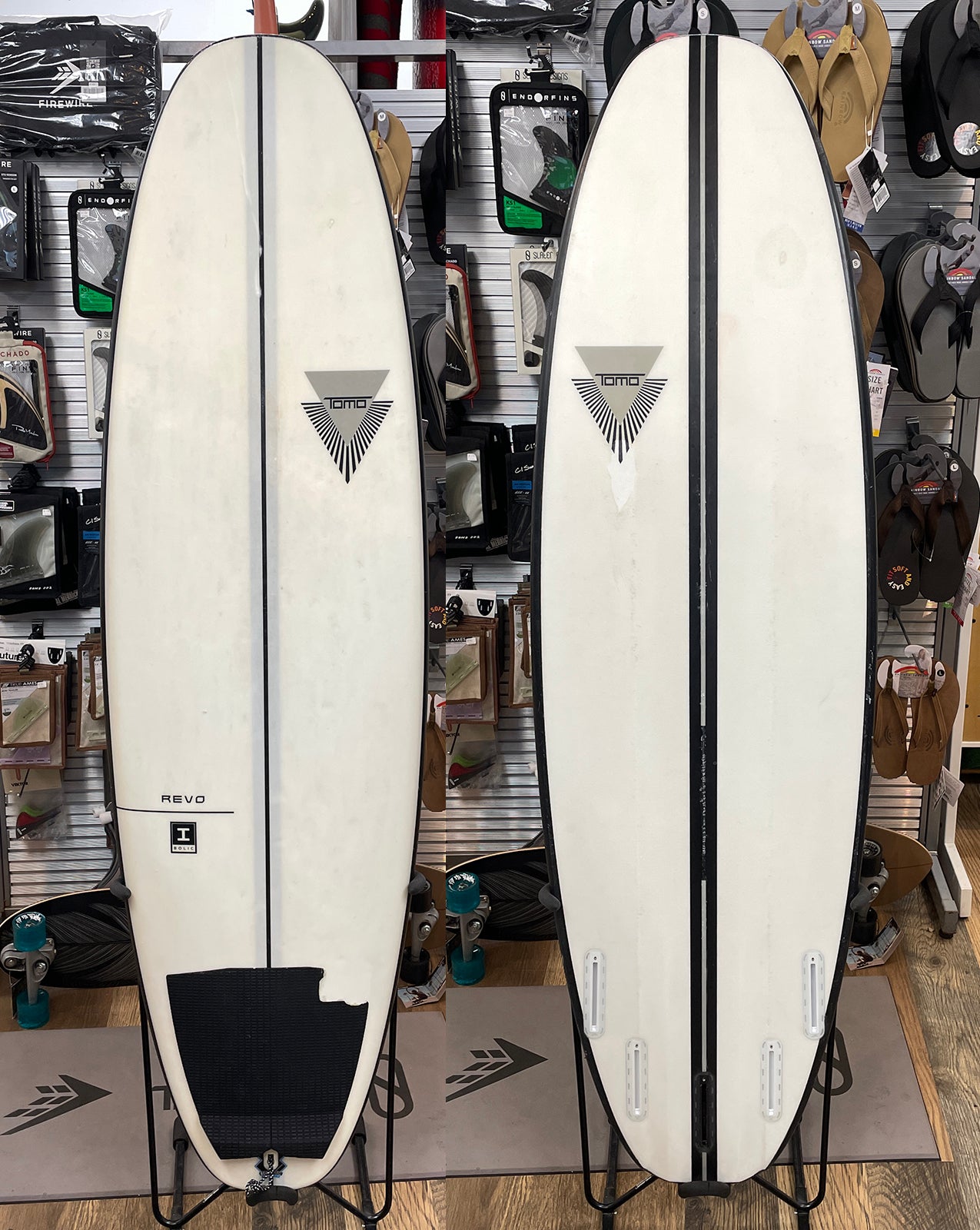 USED FIREWIRE REVO - 5'8" X 19 3/4 X 2 13/16, 33L FUTURES