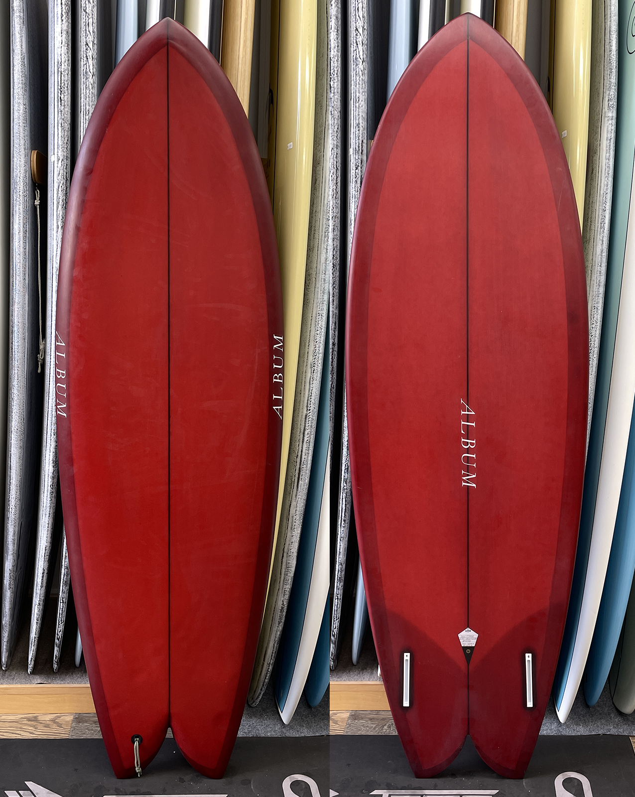 USED [中古] SUNSTONE - 5'08" X 20.75 X 2.6, 35.3L FUTURES CHERRY RED