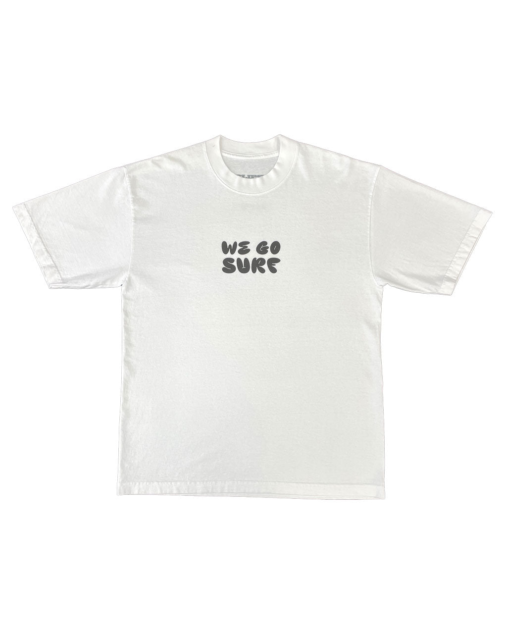 WE GO SURF TEE - WHITE