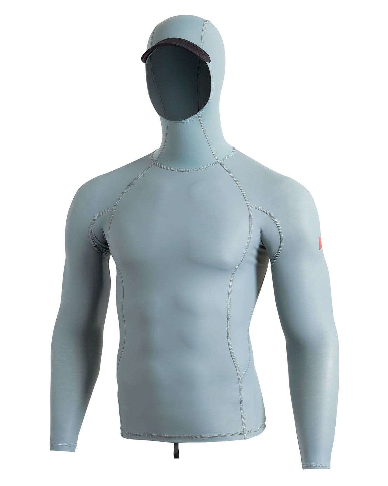 WINDSHIELD HOODED LONG SLEEVE RASHGUARD - LIGHT SEA BLUE