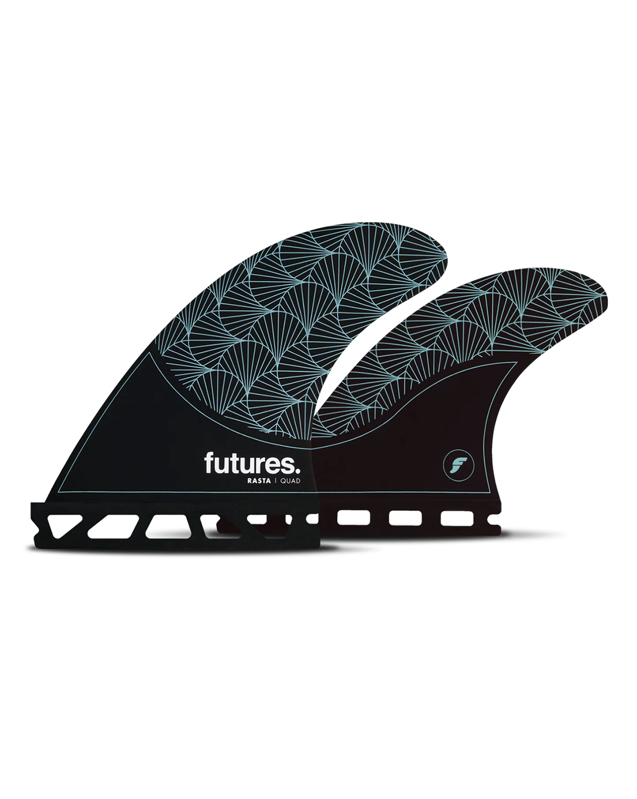 FUTURES. RASTA HC QUAD - BLACK/TEAL