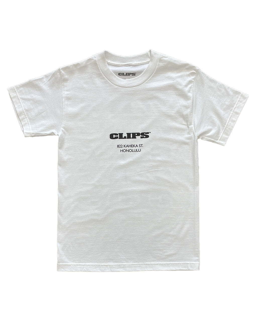 CLIPS HI PHOTO T-SHIRT - WHITE