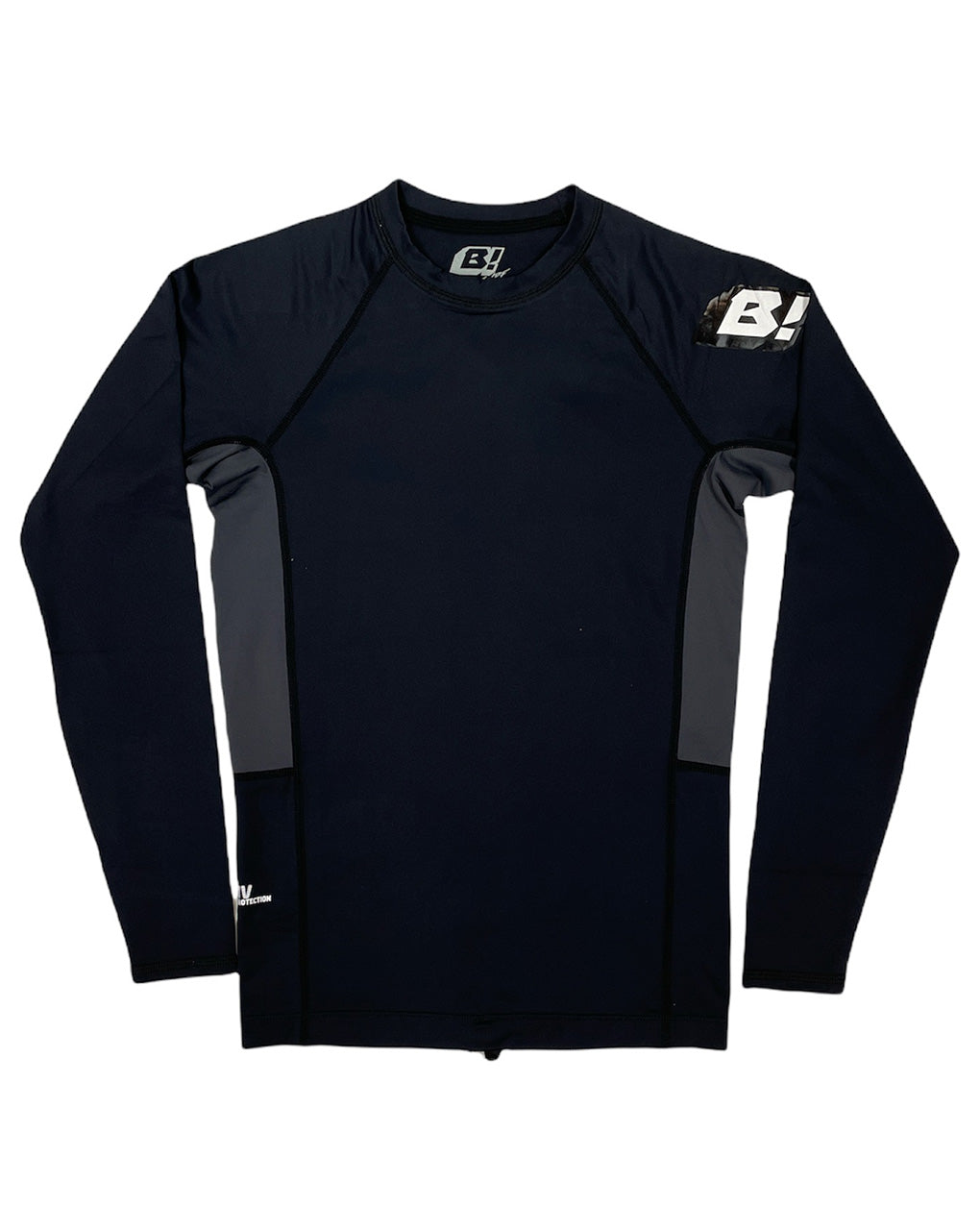 SIMPLY ICONICL/S RASHGUARD MEN'S - BLACK/GRAPHITE