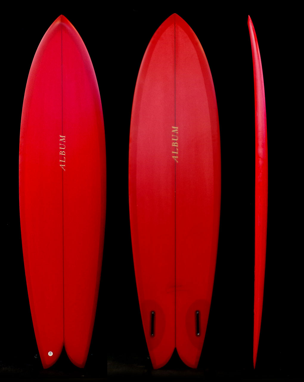 MOONSTONE - 6'06" X 19.75 X 2.63, 39.5L FUTURES - RED