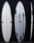 FREEWING - 5'10" x 19" x 2.38”, 30L FUTURES - GREY ACID