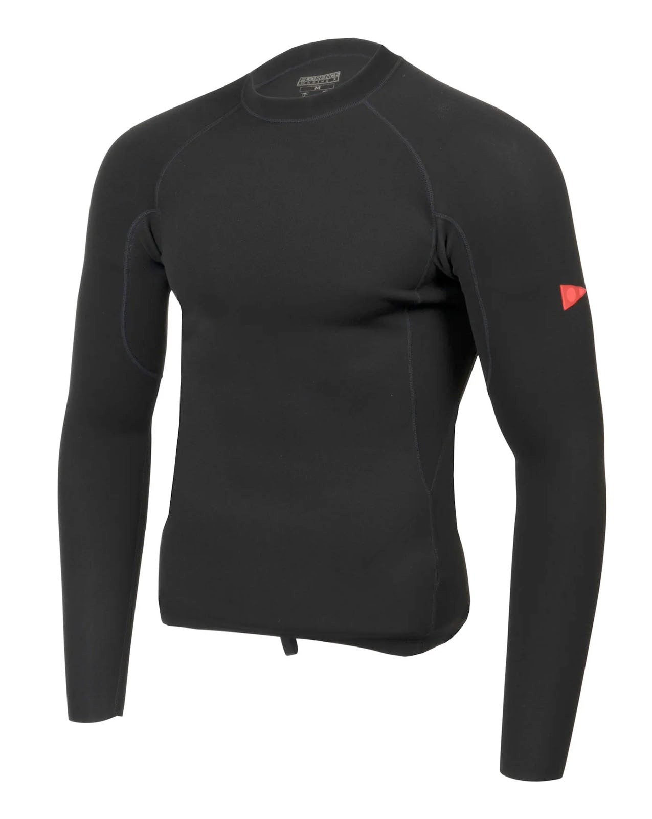 1.5MM FLATLOCK WETSUIT JACKET - BLACK