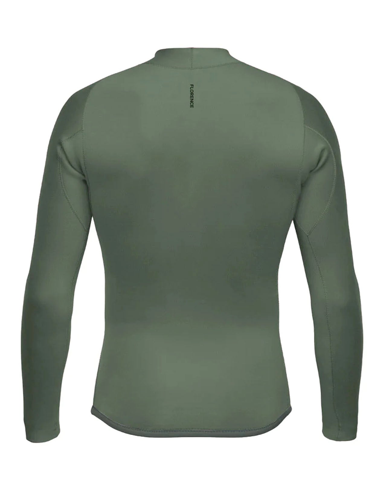 1.5MM FLATLOCK WETSUIT JACKET - BURNT OLIVE