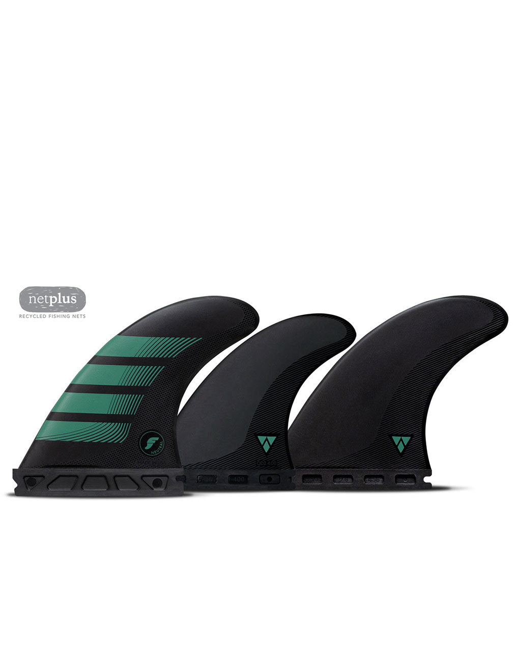 FUTURES. NEUTRAL F6 ALPHA 5 FIN (QD2 4.00 QUAD REAR) - BLACK/TEAL