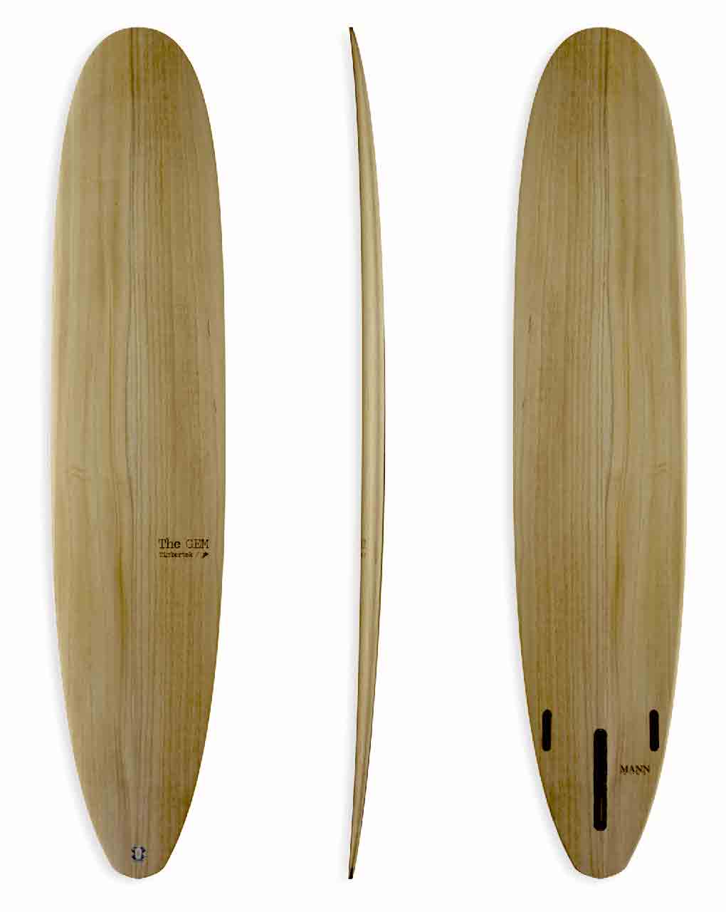 TIMBERTEK THE GEM - 9'05" X 22 1/2 X 3, 70.3L 2+1 FUTURES