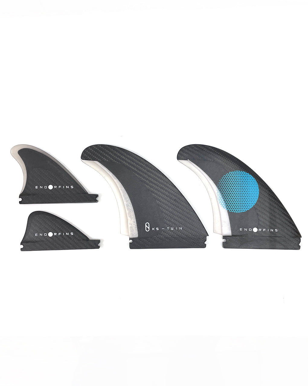 ENDORFINS KS TWIN+2 FIN FUTURES - BLACK/BLUE