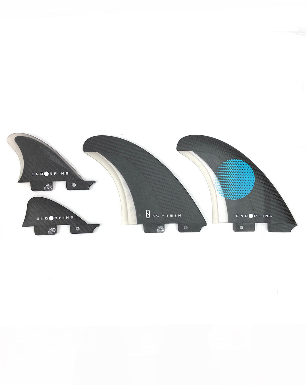 ENDORFINS KS TWIN+2 FIN FCS2 - BLACK/BLUE