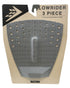 FIREWIRE LOWRIDER THIN 3PC ARCH TRACTION PAD - CHARCOAL/BLACK