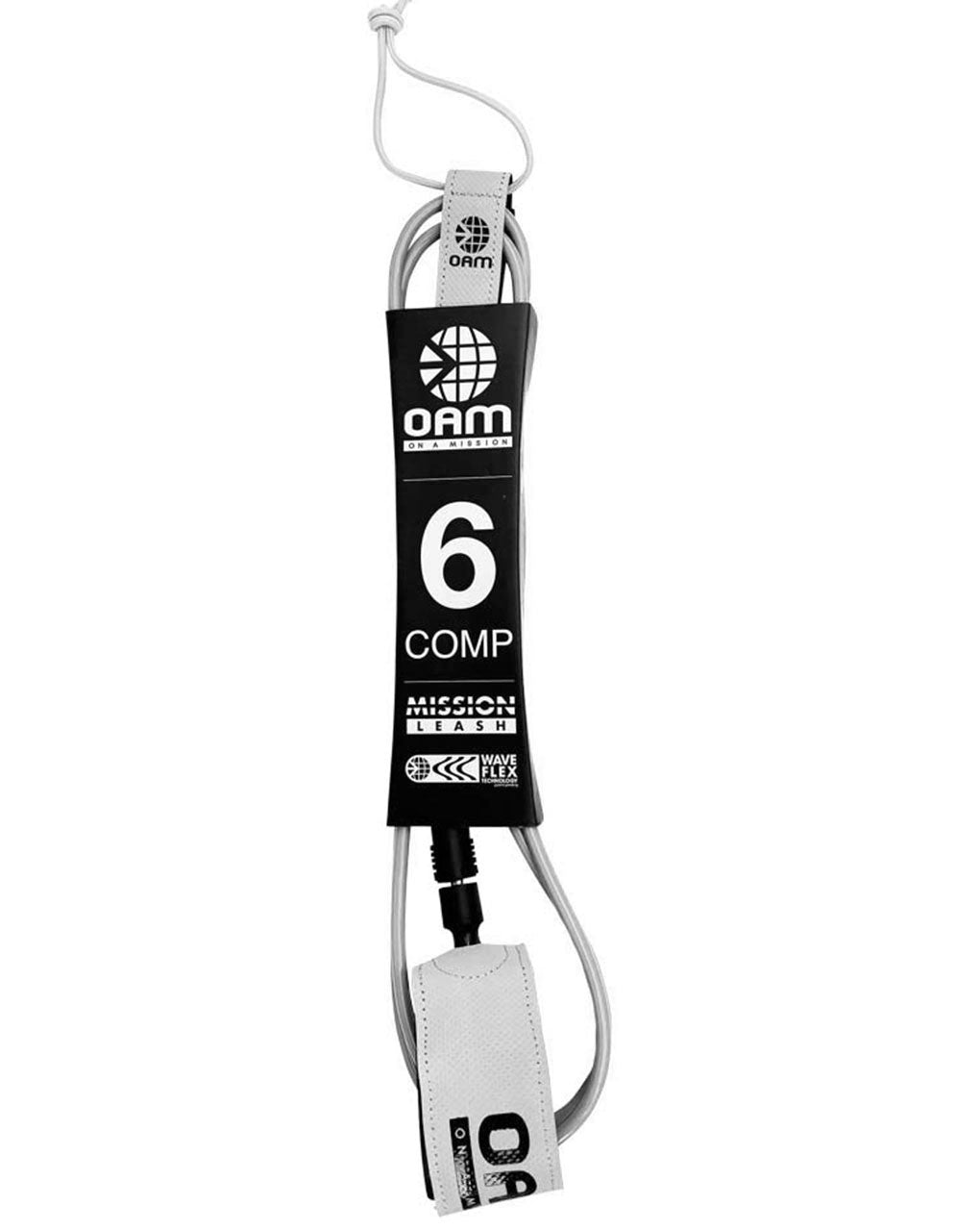 OAM 6' COMP MISSION ULTRALIGHT LEASH - GREY