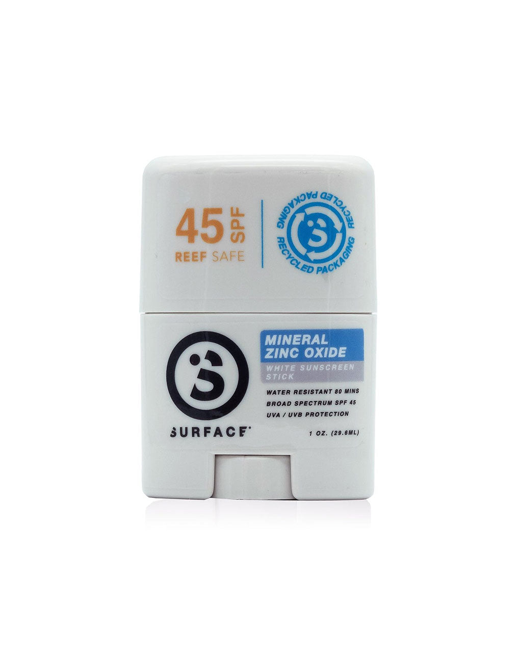 SPF45 ZINC OXIDE FACESTICK 0.5OZ - WHITE