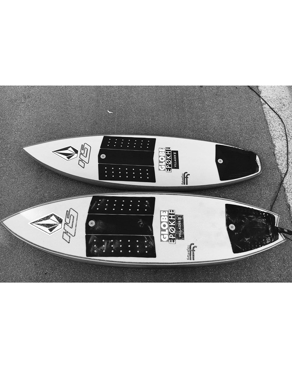 OCTOPUS FRONT DECK II CORDUROY GRIP - BLACK