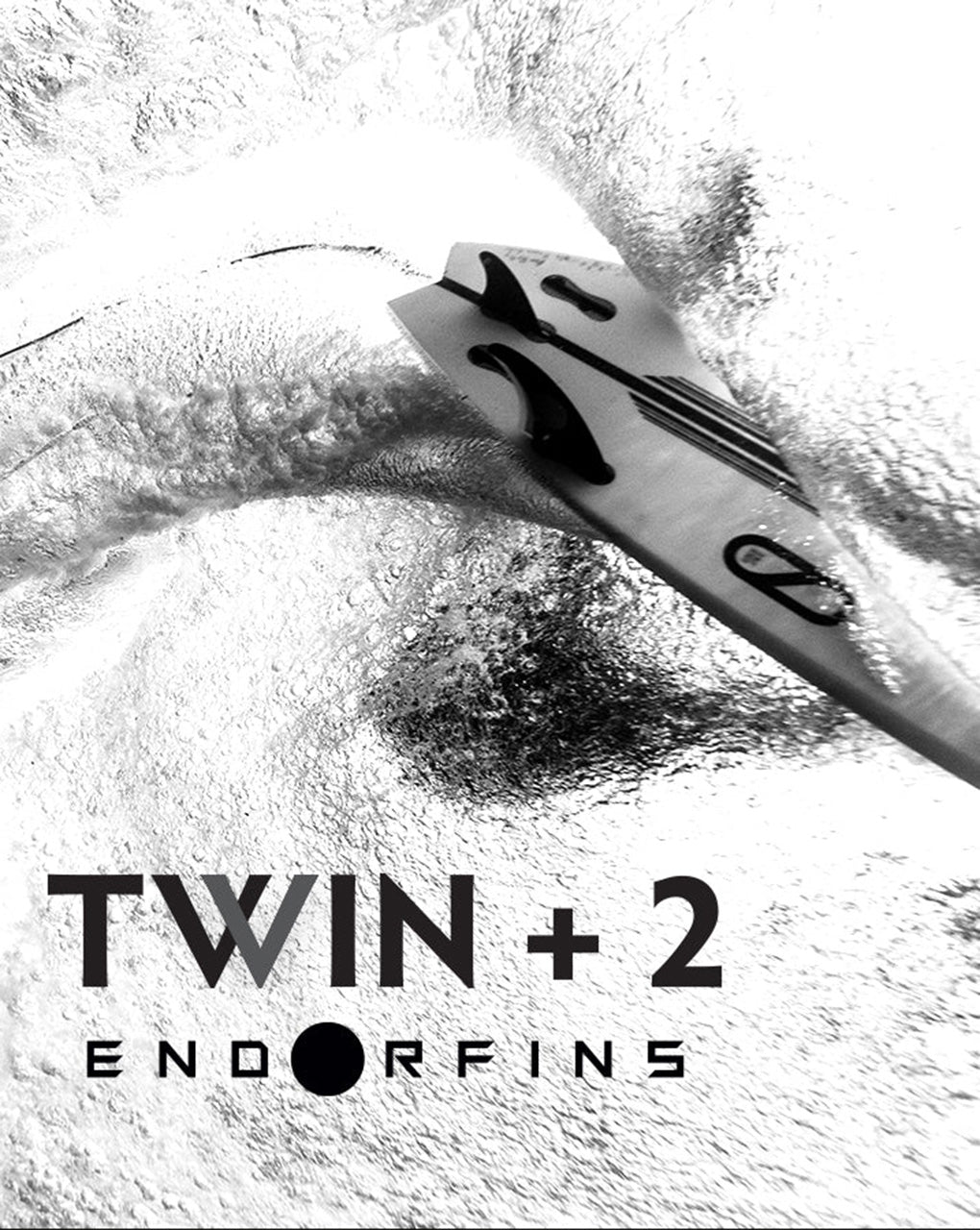 ENDORFINS KS TWIN+2 FIN FCS2 - BLACK/BLUE