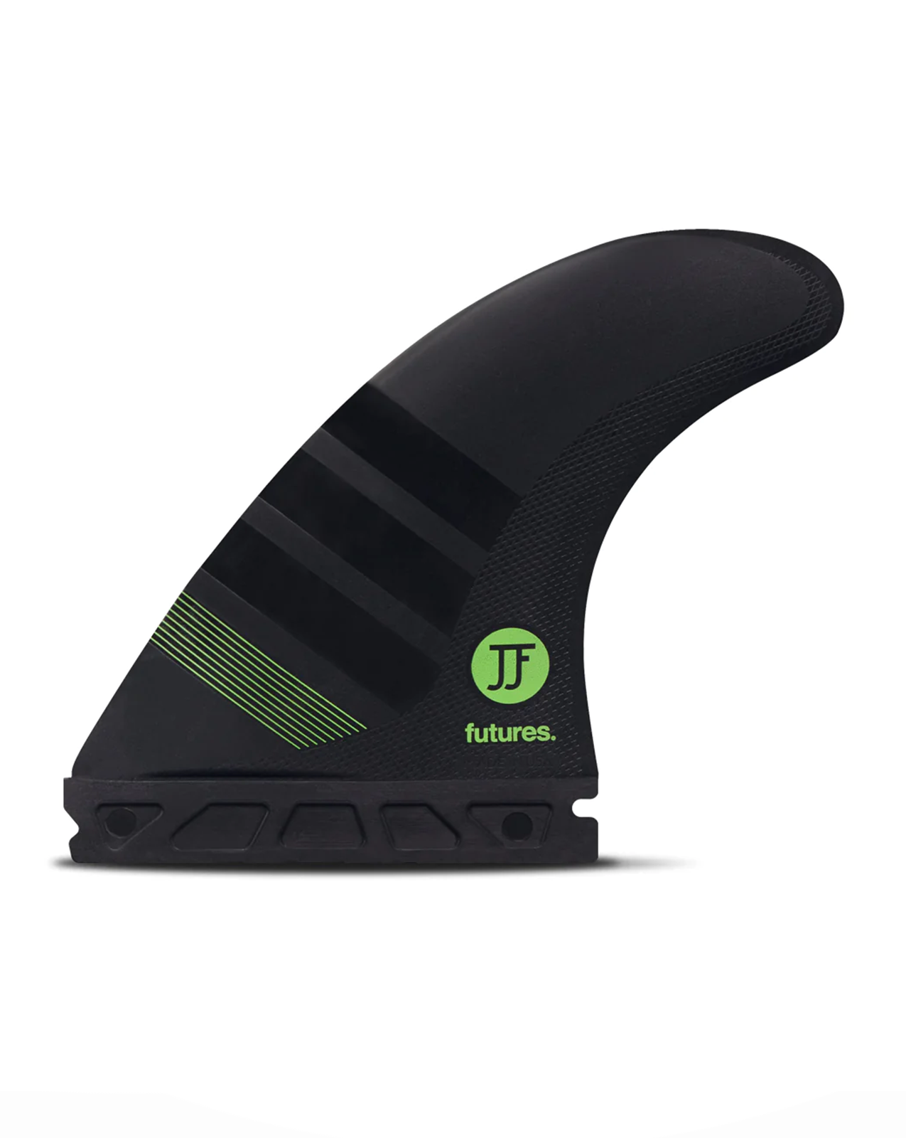 FUTURES. JJF ALPHA SERIES THRUSTER MEDIUM - CARBON/GREEN